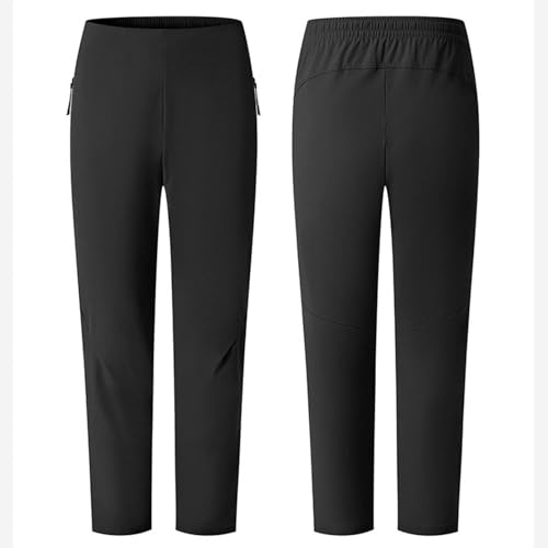 Mens Dress Pants Business Straight Leg Flat Front Trousers with Pockets Work Office Pants Lightweight Comfy Fashion3