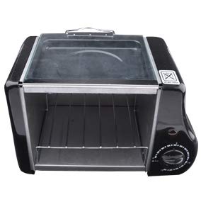 ZAFAMS Urban Hygiene Warmer (N/M) 2-in-1 Mini Electric Oven Toaster (Black)