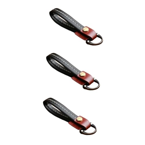 Porte-clés cuir homme Gatuida noir pour clés de voiture et téléphone