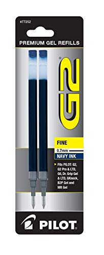 Pilot P77252 Value Pack Of 6 - Pilot G2 Gel Ink Refills For Rolling Ball Pen thumb #1