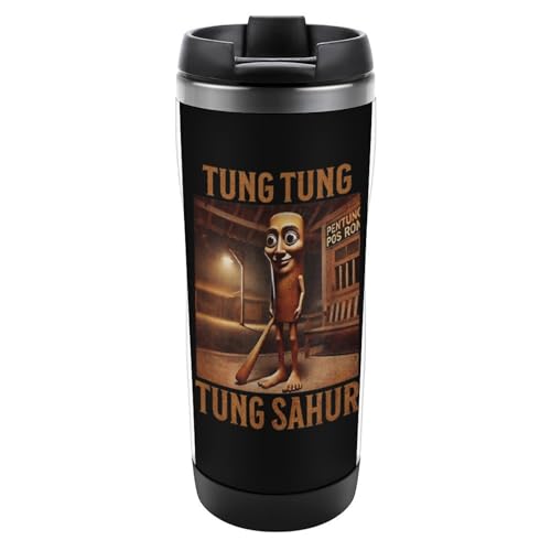 トゥントゥントゥンサフール イタリアンブレインロット 水筒 子供用 グッズ マグボトル 380ml 直飲み 魔法瓶 男の子 女の子 ステンレス 保温保冷 おしゃれ アニメ 学生用 アウトドア スポーツ 通園 通学 プレゼント