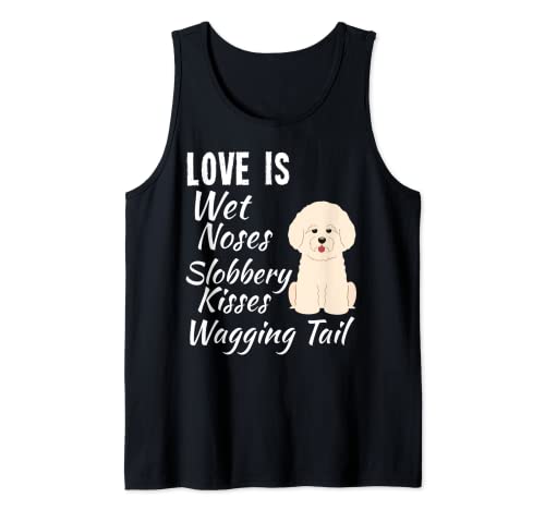 Bichon Frise Gifts Pequeño Perro Blanco Maltipoo Maltés Havanese Camiseta sin Mangas