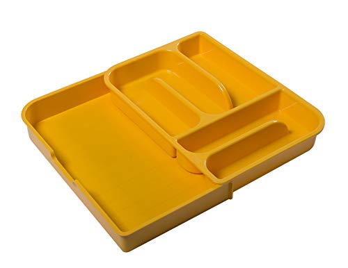 Astra OGE1/G*MRC Organizador com Gaveta Extensível, Amarelo (Maracujá), 40x36x5cm