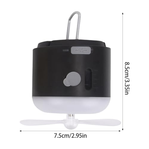 Ventilador de techo para tienda de campaña con brillo ajustable 4