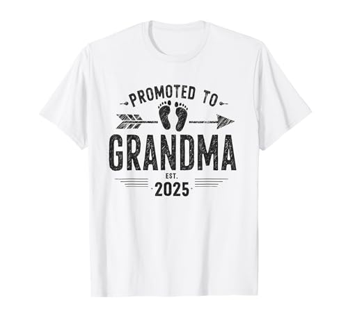 Promocionado a la abuela 2025 Grandma Est 2025 Pronto será abuela Camiseta