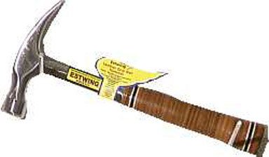 Estwing E20S 20 Oz 12.5" Straight Claw Leather Handle Hammer