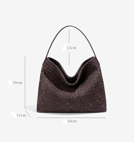 Bolso tote tejido para mujer minimalista elegante miniatura 4