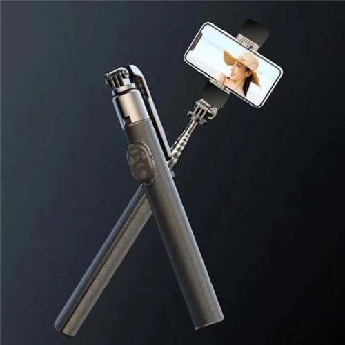 Image of Prolet 170cm Selfie Stick with Tripod, Bluetooth Selfie Stick Tripod, 170CM / 67inch Extra Long Selfie StickTripod Remote Control (Black, Remote Included, Without Light)-Black