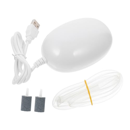 BESTonZON USB Oxygen Air Pump for Fish Tank Portable Aquarium with High Exhaust Volume Compact Design Low Power Consumption for Home Aquariums