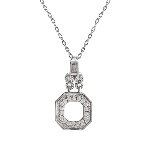 Mother's Collection Sterling CZ Pendant with Chain