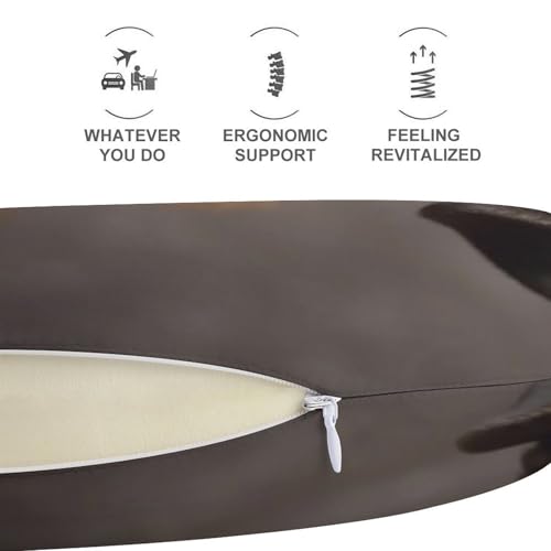 Almohada de espuma viscoelástica para viaje tamaño único miniatura 5