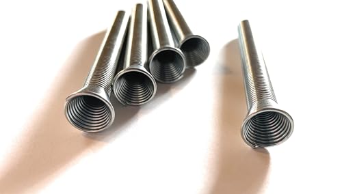 5 Stück Spiralfeder, Schnurleitfeder, Stahlfeder 100 mm lang, Durchmesser 10 mm für Schnurführung/Schnurwickler