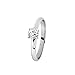 Morellato Anello da donna, Collezione Love Rings, in acciaio e cristalli - SNA42