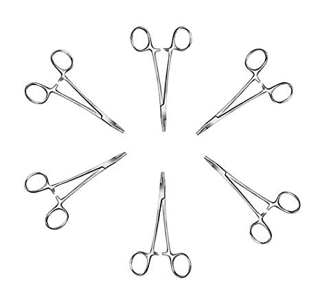 GOLDFINCH 6pcs Webster Needle Holder 6' Smooth Jaws - Hemostats, Surgical Instruments, Stainless Steel