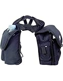 Cashel Quality Deluxe Medium Horse Saddle Pommel Horn Bag, Insulated Padded Pockets, Two Water Bottle Pockets, Camera or Cell Phone Pocket, 600 Denier Material, Size: Medium Color Choice