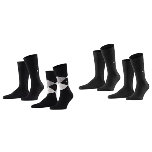 Chaussettes Burlington Noir pour pieds sensibles en taille 40-46