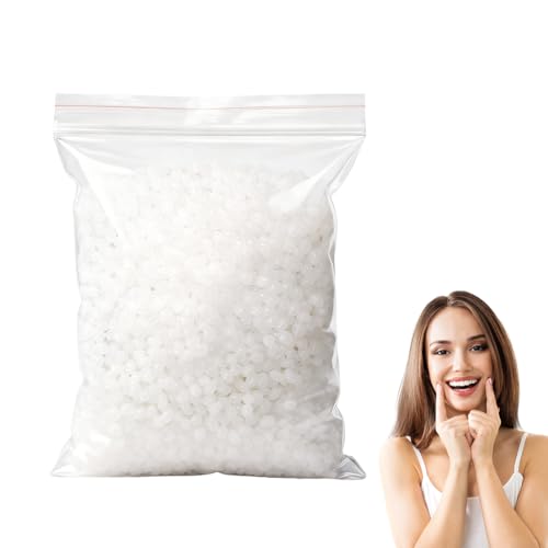 100g Perla Dental, Dientes falsos moldeables temporales, Reemplazos de Dientes Temporales, Perlas de Reparación de Dientes Temporales para Dientes Rotos Faltantes