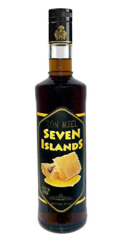 LICOR DE RON MIEL SEVEN ISLAND 70 CL.