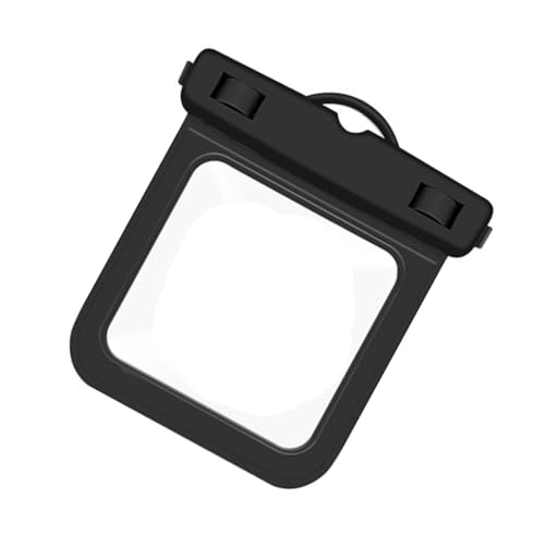 Qcbuegof Bolsa seca impermeable para el acceso al coche. Rudimentos Seguro Cerrado Claro Ventana Aditivo de Viaje para Equipo de Actividad al Aire Libre Poeta, Negro