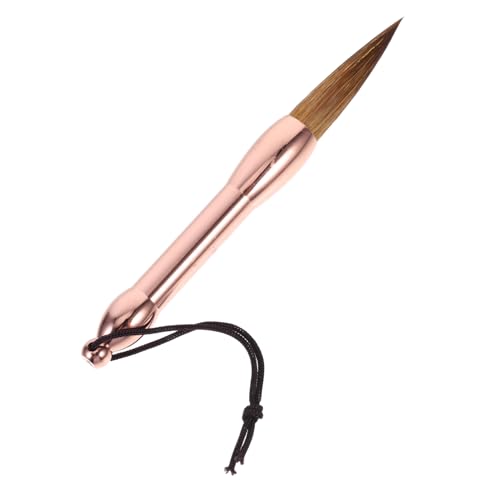 Angoily Mini Pocket Calligraphy Brush Set Chinese Writing Brush Pen Artistic Pen Sturdy Rod Soft Tip