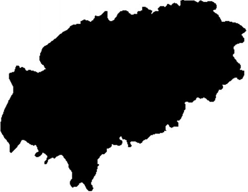 2 adhesivos de vinilo para el coche o la moto " IBIZA " Eivissa Isla española, Sticker / Pegatina sin fondo (ca. 11 x 9 cm) (negro)