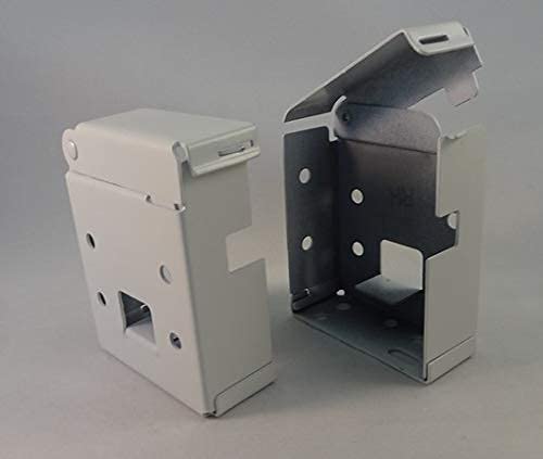 Mounting Brackets For 2.5" Horizontal Blinds In White, Box Style/For Real Or Faux Wood #TOP7