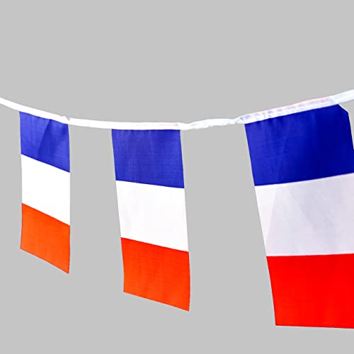 شاتشي، راية من القماش بطول 3 أمتار، أعلام رياضية لكأس العالم للرجبي في فرنسا، أعلام حزبية للحديقة، باللون الأزرق والأبيض والأحمر