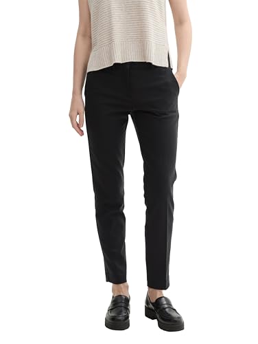 Tom Tailor Damen Mia Slim Fit Hose,14482 - deep Black, 42/30