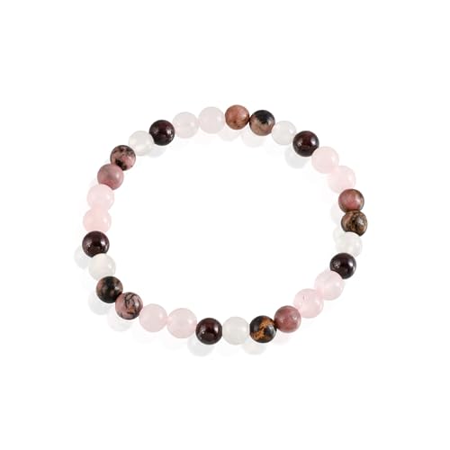 Strech Bracelet For Zodiac Sign Cancer| Natural Gemstones Rose Qu...