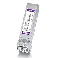 REDLUX 10G SFP+ Transceiver, 10G-SR SFP+ Module, 850nm MMF, Dual LC Connector, up to 300-meter, Compatible for Cisco SFP-10G-SR, Meraki, Ubiquiti UniFi UF-MM-10G, Fortinet and More.
