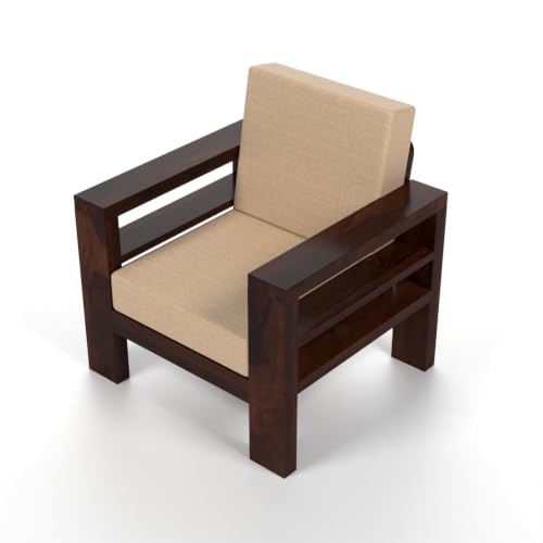 Image of Sheesham Wooden 5 Seater Sofa Set for Living Room | Solid Wood Sofa | Rosewood Sofa Set for Home & Office