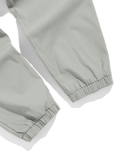 Image of ZAFUL Men's Streetwear Cargo Pants with Flap Pockets & Drawstring Elastic Waist - Casual & Techwear Joggers