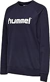 Absolute Bewegungsfreiheit Hummel Damen Pullover Go Cotton Logo Sweatshirt Woman 203519 Marine M