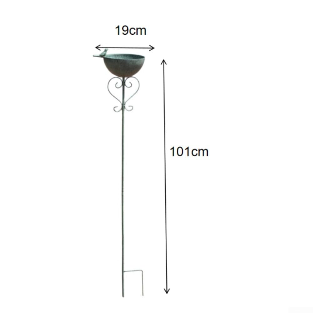 Vogelfutterstation Hängend Wildvogel Futterspender Blumenhalter für Garten Balkon Outdoor Futterstation für kleine Vögel