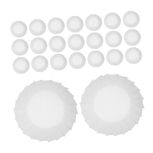 STOBAZA 100 Piezas Unidades Papel para Moldes Basque Papel Antiadherente y Resistente al Aceite para Hornear Círculos Desechables para Pastel de Queso Horno Freidora de Aire y Mini