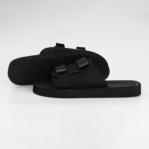 Image of NoStrain Men's Sandals & Slippers, Comfortable & Casual Footwear for Men | Lightweight, High Sole & Stylish