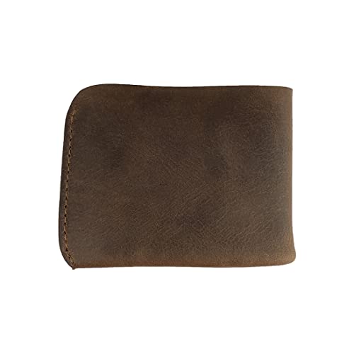 Hide & Drink, Classic Slimfold Wallet, Card Organizer Holder, Travel Accessory, Full Grain Leather, Handmade (Bourbon Brown)2