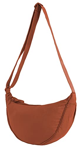 Image of Crossbody Bag Hobo Sling Crescent Bags Women Men Trendy Small Shoulder Bag Purse Dumpling Casual Handbag Adjustable Strap