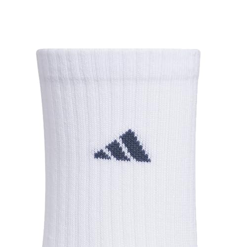 adidas Unisex Youth Athletic Cushioned 6-Pack, Crew Socks Kids for Sports, Durable & Breathable3