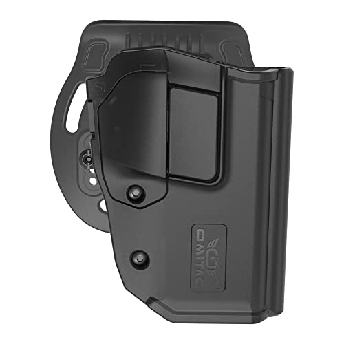 Sig P226 Holster,OWB Paddle Holster for Sig Sauer P228 Sig Sauer P226 Right Handed Outside Wasitband Carry Adjustable Cant Level 2 Retention Polymer Holster