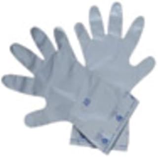 Honeywell Ademco North Shield SSG Smooth Finish PE and EVOH Blend Gloves, Large, Silver, 9