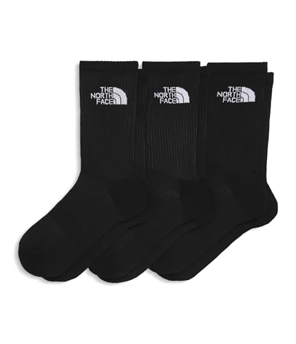 The North Face Unisex Multi Sport Cush Crew Sock 3P Calcetines Tnf Black M