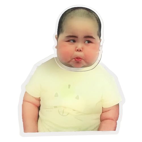 Duroecsain Figura di testa tremante, figure di bambole per cruscotto auto - Ornamento per cruscotto di bambini paffuti che scuotono la testa | Decorazione di figura di Emoticon elettrico per