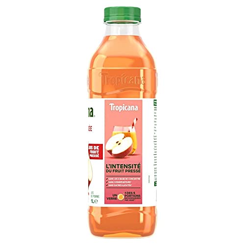 TROPICANA - Pure Premium Pomme Pressee 1L - Lot De 4 - Offre Special
