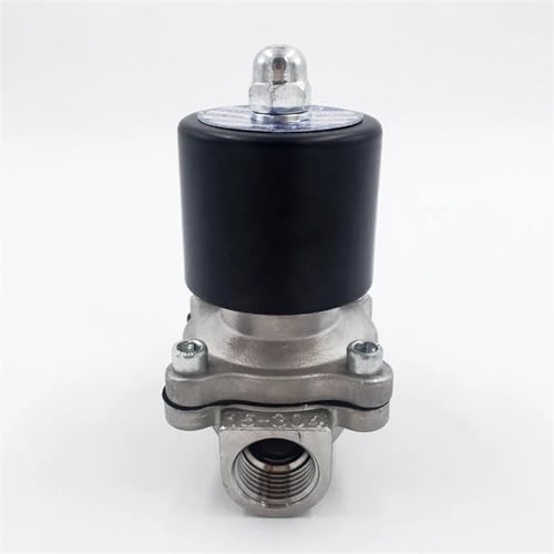 Vanne d'eau 24V DC 3/8 pour stopper les fuites : électrovanne N/C en acier inoxydable 2 voies