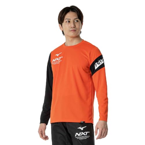 MIZUNO(ミズノ) トレーニングウエア N-XT Tシャツ 長袖 吸汗速乾 UV 防汚 抗菌防臭 32JAB740