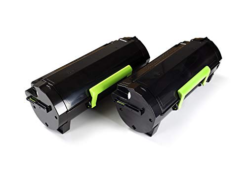 Green2Print Toner Doppelpack, 2 Kartuschen 2X 20000 Seiten ersetzt Lexmark 50F2U00, 502U, 50F2U0E, 502UE, 50F0UA0, 500UA passend für Lexmark MS510DN, MS610DN, MS610DE, MS610DTE