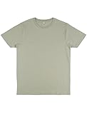 Earth Wardrobe Heavyweight Organic Cotton T-Shirt – Men’s/Unisex Plain Tee, Thick Soft Fabric, Durable Everyday Basic