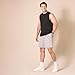 Amazon Essentials Men's Active Quick Dry Tech Stretch Lightweight Sleeveless Muscle Shirt, Black, Large