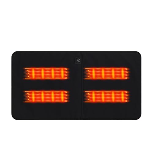 Cojín De Asiento Con Calefacción - Almohadilla Térmica Portátil 3 Niveles Suave Antideslizante Carga USB,Almohadillas Calientes Asientos Estadio,para Coche Oficina Acampada